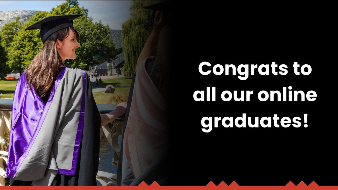 Congratulations to all our online graduates!
