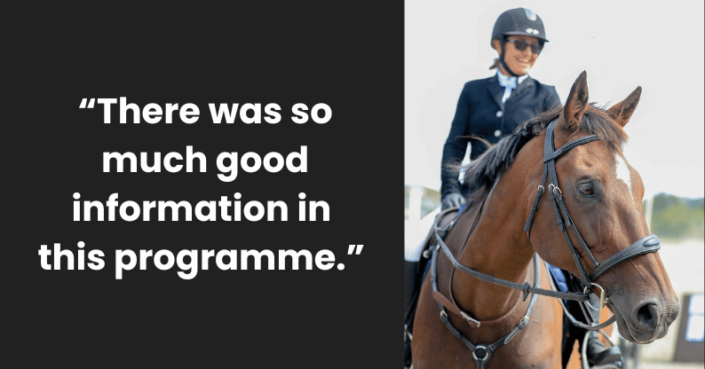 "There was so much good information in this programme."