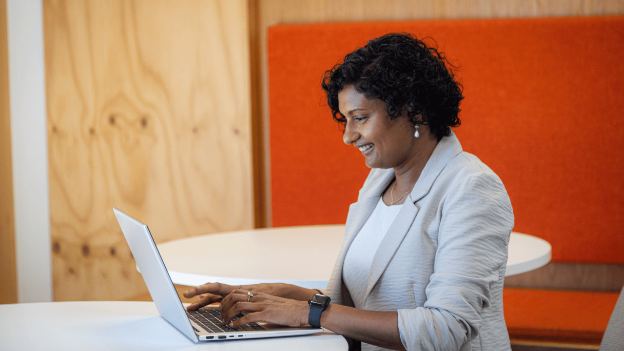 Student completing an online employment law course module on the Employment Relations Act, learning the principles of lawful hiring